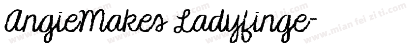 AngieMakes Ladyfinge字体转换